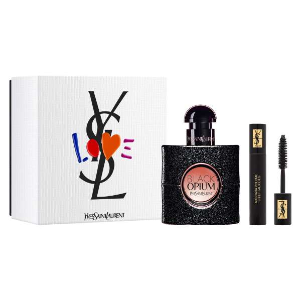 Yves Saint Laurent Black Opium Set | Geschenk-Set mit 1 x Eau de Parfum 30 ml + 1 x Mini-Mascara