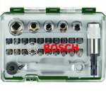 Bosch 27tlg. Schrauberbit und Ratschen-Set (PH-, PZ-, Hex-, T-, S-Bit, Zubehör Bohrschrauber und Schraubendreher) PRIME