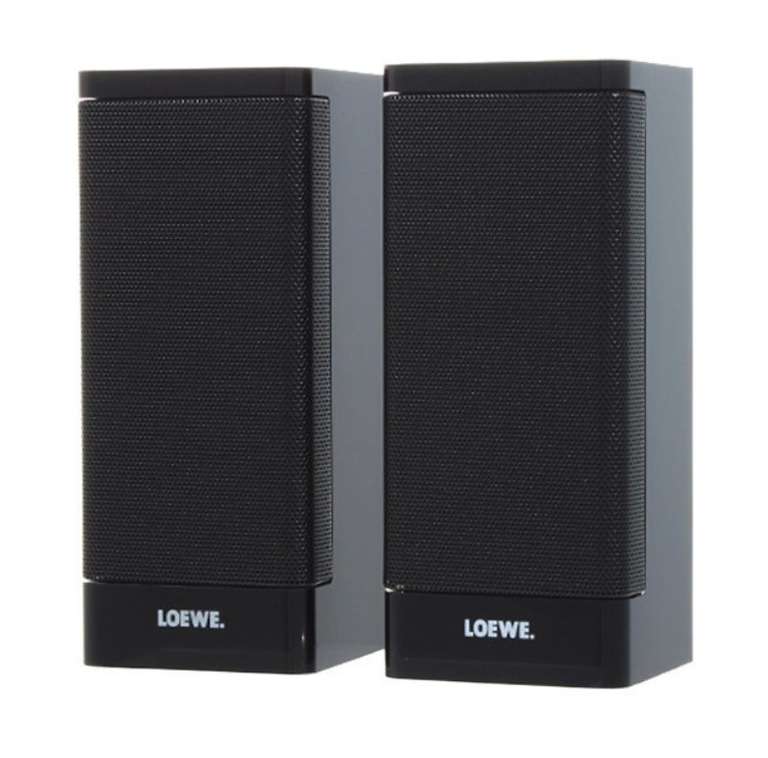 2 x Loewe Satellite Speaker ID | Front-Lautsprecher | 50 W | Maße: 6,2 cm x 15 cm x 6,2 cm