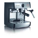 Graef ES702EU pivalla Espressomaschine, 2 cups, schwarz-matt/edelstahl Siebträger Hochwertiges Aluminium-/Edelstahlgehäuse