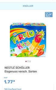 Kaufland Nestlé Schöller versch. Sorten Eis - Big Sandwich, Bum Bum, Pirulo Kaktus mit Kaufland Card
