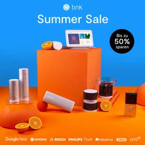 tink Summer Sale: Diverse Angebote von ABUS, Arlo, Bosch Smart Home, Gardena, Google, Netatmo, Innr, Ring, tado, uvm.