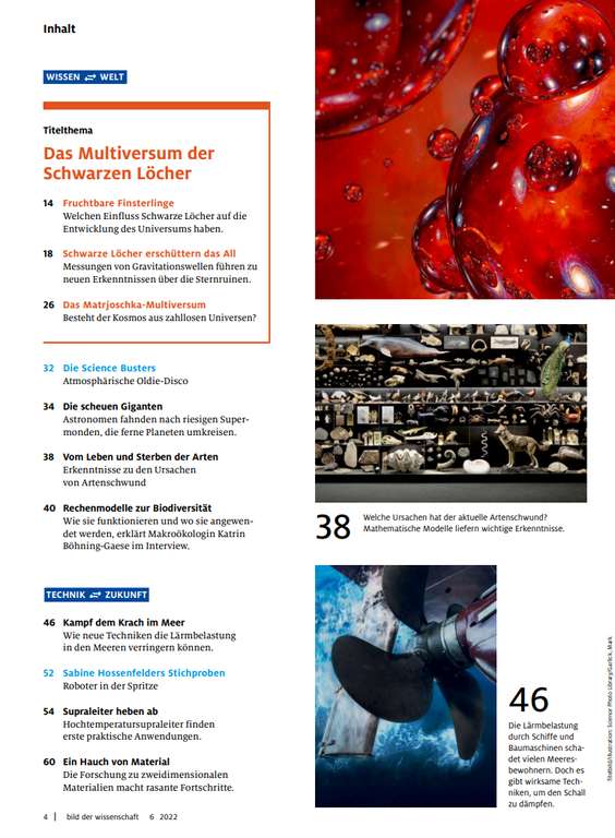 Bild der Wissenschaft Abo (14 Ausgaben) für 116,66 € mit 110 € BestChoice- oder 115 € Zalando-Gutschein // kein Werber notwendig