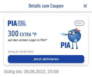 [Payback] personalisiert? 300 Extrapunkte für Nutzung der Browsererweiterung „PIA“