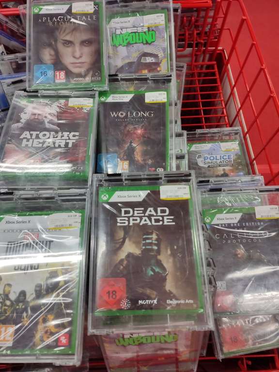 [Lokal MediaMarkt München] Playstation, Xbox, Switch, PC-Spiele für 5€ bis 25€ mit Dead Space, Wo Long, Octopath Traveler 2, Evil West, ...