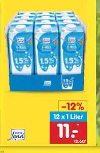 Netto 12 Kartons Milch für 11€. Eventuell nicht in allen Läden