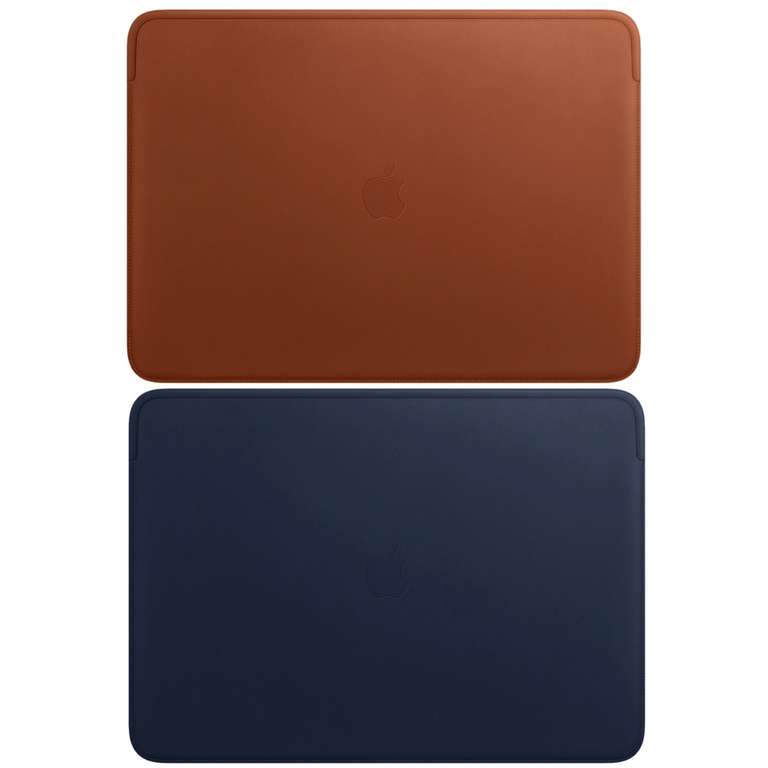 Lederhülle für das Apple MacBook Pro 16" (2019) | echtes Leder | weiche Innenseite | in Saddle Brown (MWV92ZM/A) / Midnight Blue (MWVC2ZM/A)