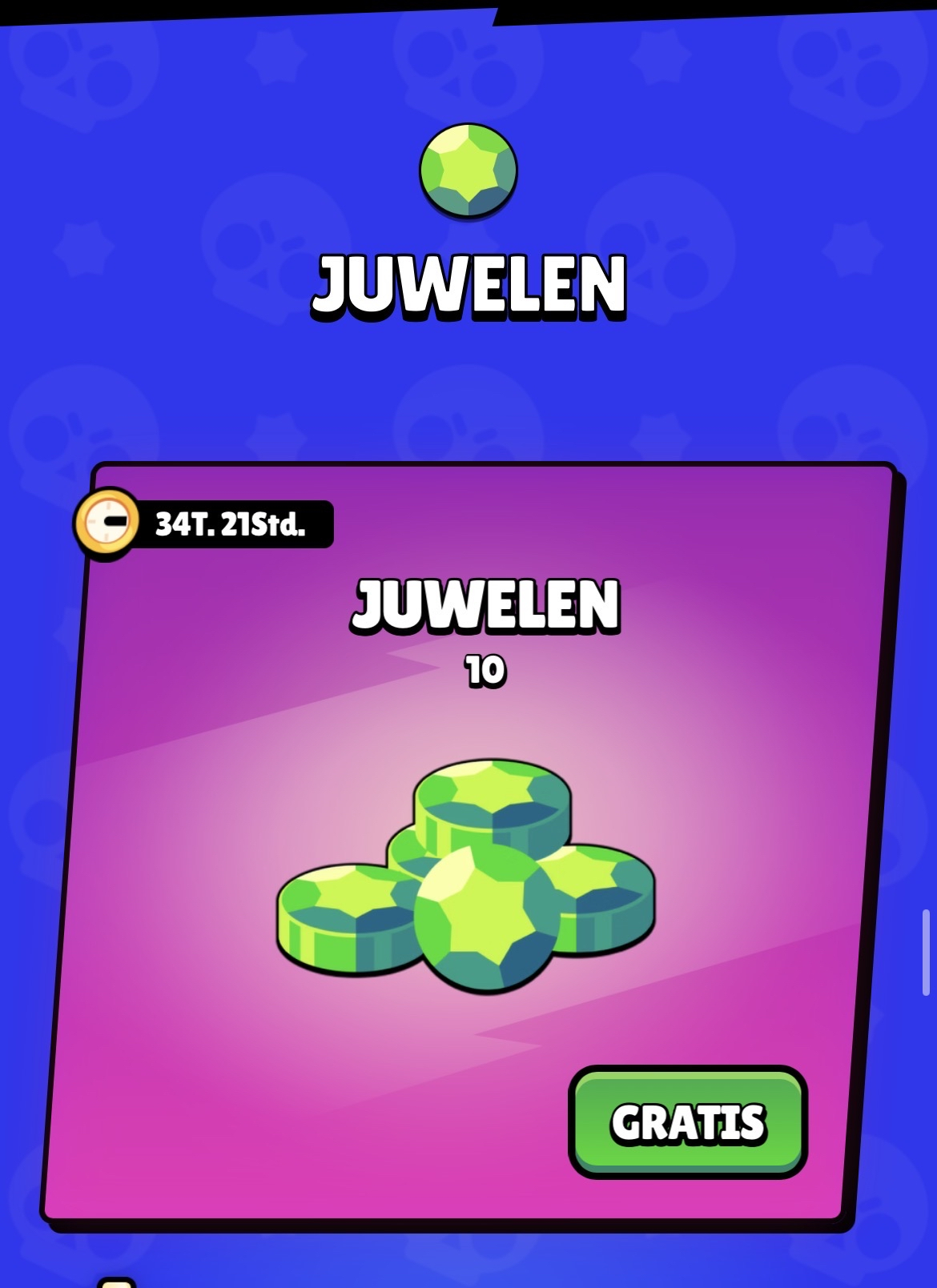 BrawlStars | Jeden Monat 10 Juwelen gratis
