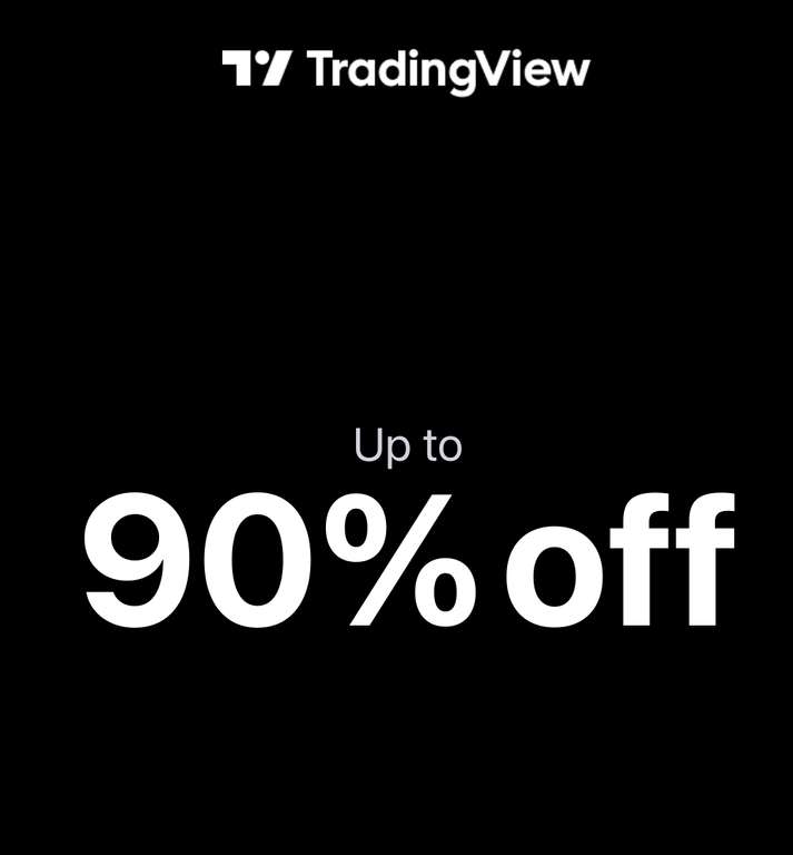 TradingView 90% Rabatt (nur für einen Monat)