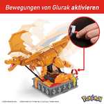 MEGA Construx Pokemon Bewegliches Glurak (1664-tlg, 28cm Höhe, ab 12 Jahren, offiziell lizenziert)