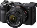 SONY Alpha 7C Kit (ILCE-7CL) Systemkamera mit Objektiv 28-60 mm, Cashback -200 € (effektiv 1.479,83 bzw. 1.395,80 für silber)