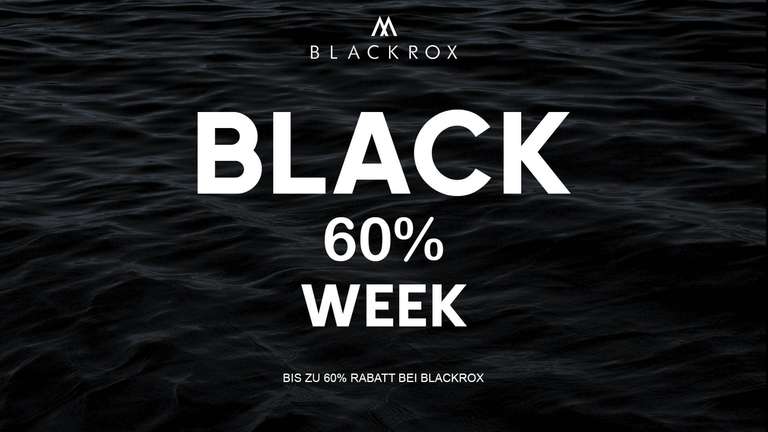 BLACKROX Black Week bis 60% mit Fitness Produkte Kniebandage, Gewichthebergürtel, Rückenbandage etc.