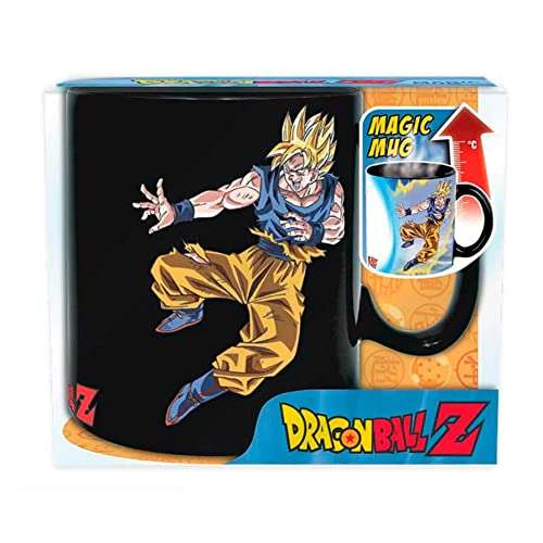 [Amazon Prime] ABYstyle Dragon Ball wärmereaktive Tasse Goku VS Buu (460 ml)