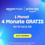 [Prime Day] 4 Monate Amazon Music Unlimited kostenlos für Prime-Mitglieder (jederzeit kündbar, für Neukunden) I 3 Monate für Nicht-Prime