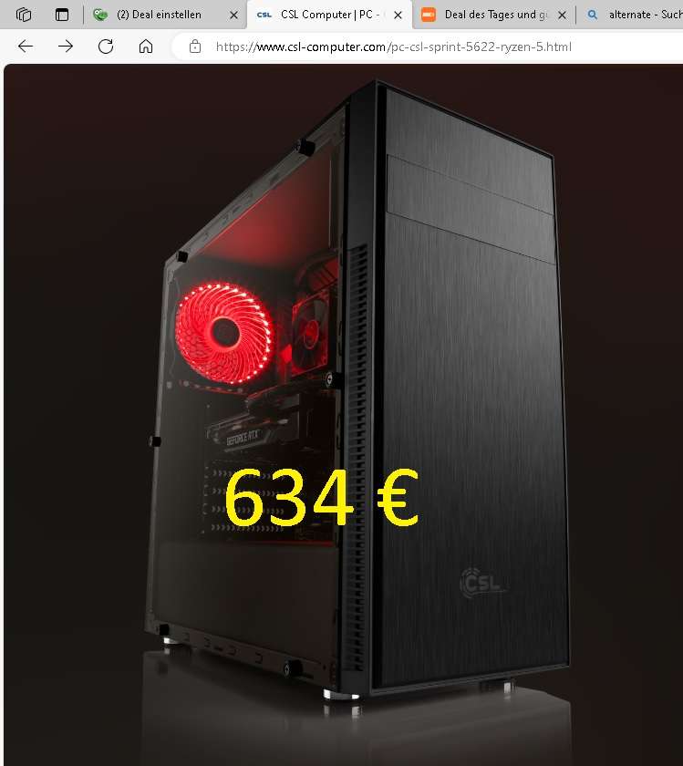 6700 Ram | AMD Gaming-PC RX 16 Ryzen XT mydealz GB 5 5500