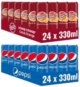 [Prime Sparabo] 24 x 330 ml Dosen Schwip Schwap oder Pepsi Cola
