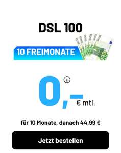 [sim.de] 1&1 DSL 100 = 10 Freimonate / effektiv 27,49 € / monatlich / 24 Monate (Bestandskunden)