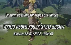 [PC, Epic, Xbox, Playstation, Nintendo Switch] Tribes of Midgard - digitales "Linnorm" Kostüm