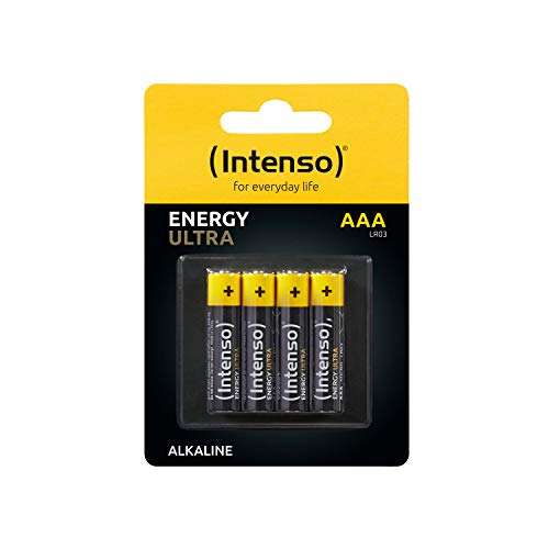 4x Intenso Energy Ultra AAA Micro LR03 Alkaline Batterien [Amazon Prime]
