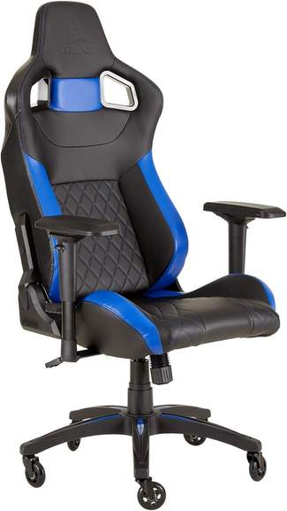 Prime] Corsair T1 Sitzhöhe Rückenlehne) mydealz hoher & 4D Race Sitzfläche Armlehnen, Verstellbare (Ergonomisch Schwenkbar, Gaming breite | Stuhl mit