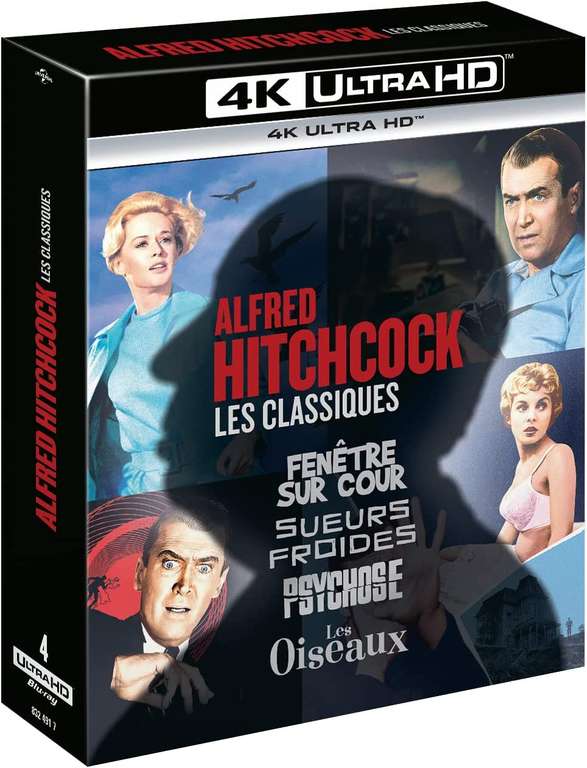Alfred Hitchcock Collection Vol. 1 (4K Blu-ray) für 28,42€ oder Komplette Collection mit 9 Filmen für 59,12€ (Fnac.com)