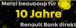 Renault Bank Festgeld 10€/1Jahr bis 50€/5Jahre je 10k Anlage/ 5Jahre 3,2%p.a.