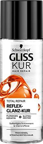 Gliss Kur Reflex-Glanz-Kur Total Repair (150 ml), Haarkur nicht zum auswaschen leicht kämmbar wie Haarspülung (Prime Sparabo Spar-abo)
