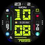 SH093 Watch Face, WearOS watch [WearOS Watchface][Google Play Store]