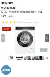 [Corporate Benefits] Siemens IQ 700 Waschmaschine WG44B2A40