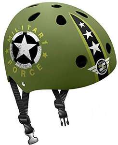 Helm Skating Skids Control Military Star with headring / Stamp Green SKIDS CONTROL helmet