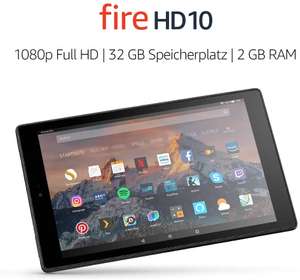 (Gebraucht) Fire HD 10-Tablet, 1080p Full HD-Display, 32 GB, Schwarz, Mit Werbung (7. Generation)