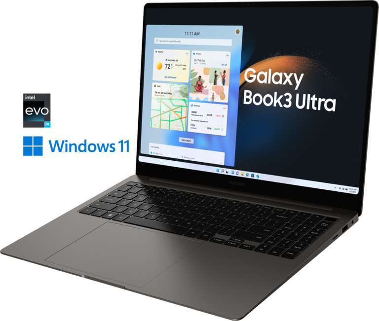 [B2B Vorbestellung] Samsung Galaxy Book3 Ultra (16", 2880x1800, OLED, 120Hz, 120% DCI-P3, i7-13700H, 16/512GB, RTX 4050 60W, 2x TB4, 76Wh)