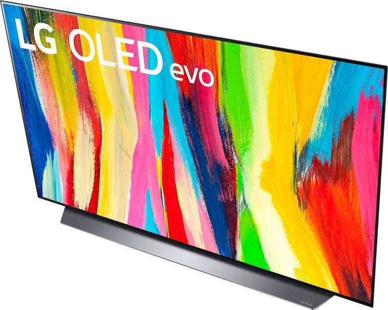 LG OLED48C27LA OLED TV (Flat, 48 Zoll / 121 cm, UHD 4K, SMART TV, webOS 22 mit LG ThinQ)