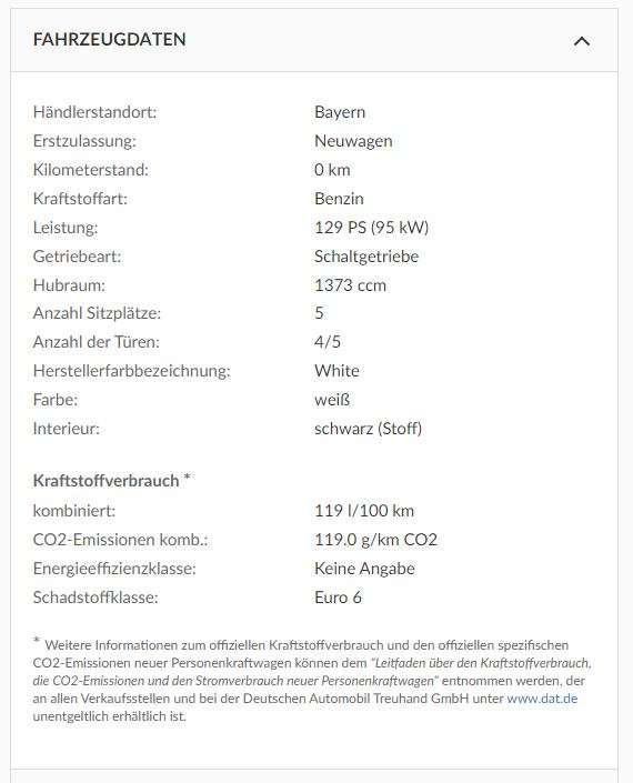 [Privatleasing] SUZUKI Vitara 1.4 BOOSTERJET Hybrid Varioleasing 97€ mtl. / 129 PS / 10000km / 24 Monate / LF 0,38 / GLF 0,89 (eff. 229,74€)