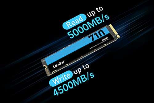 1TB Lexar Professional NM710 M.2 2280 PCIe 4.0 x4 3D NAND (LNM710X001T-RNNNG)
