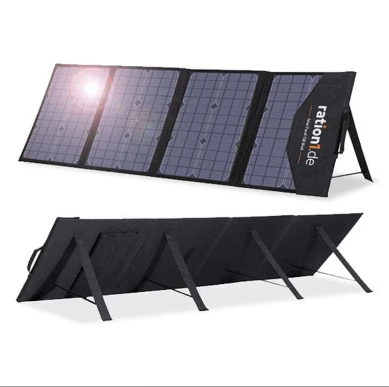 Outdoor Solar-Panel 100 Watt (10-in-1 Adapter und Kabel enthalten)