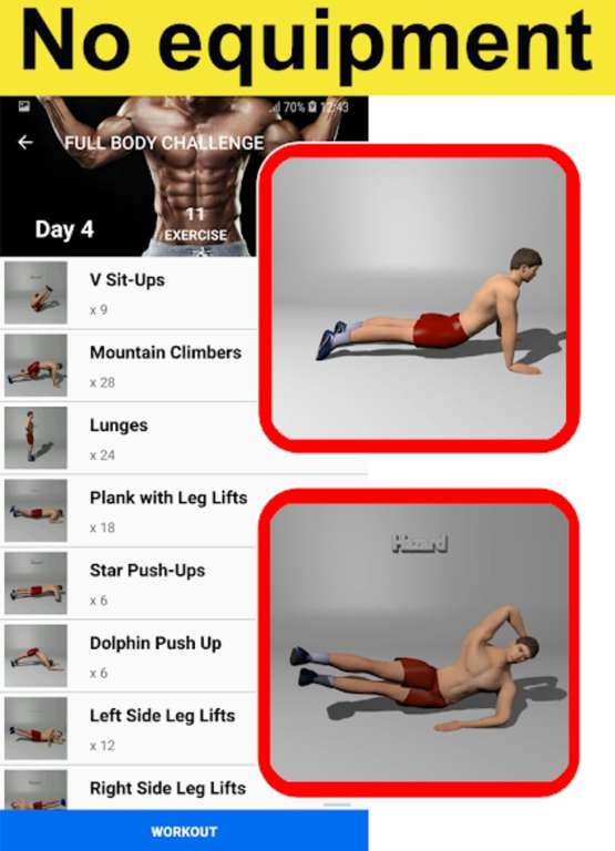 (Google Play Store) Homeworkout Pro (Fitness, Android)