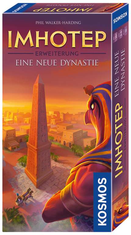 Imhotep Erweiterung "Eine neue Dynastie" / Brettspiel / Gesellschaftsspiel / Kosmos / bgg 7.8