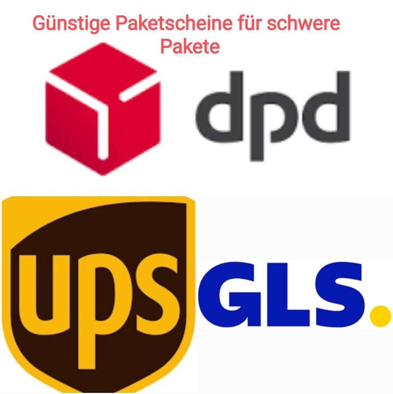 [Paketversand] Günstige Paketscheine für DPD, GLS und UPS bei Klass-Logistik (besonders für schwere und große Pakete)