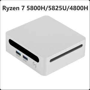 SZBox S58 Ryzen 7 5825U Mini PC | 16GB DDR4 RAM 3200MHz, 512GB PCIe 4.0 NVMe SSD | optional 5800H