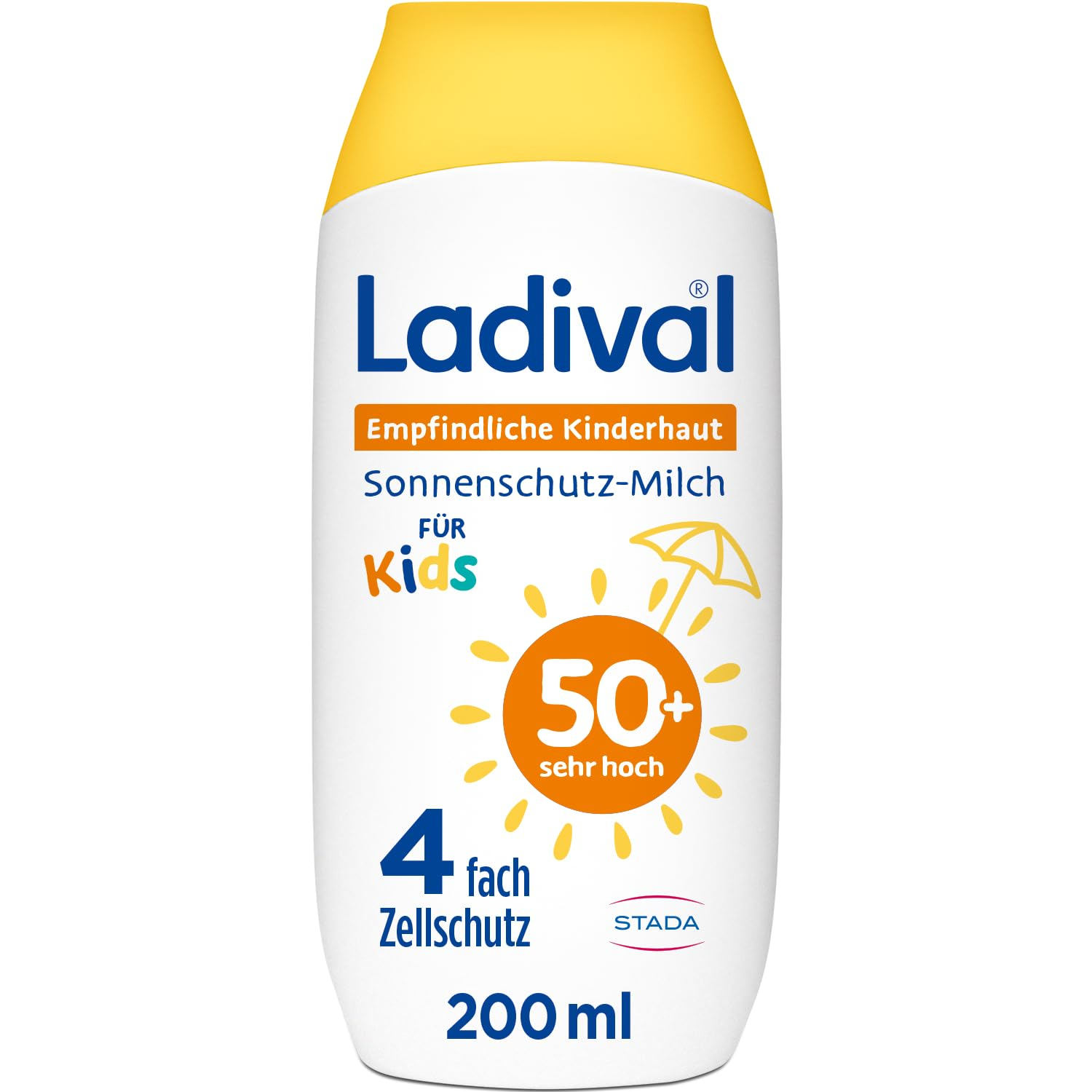 (Amazon Prime) Ladival Sonnenschutz-Milch für Kinder, LSF 50+ (Sparabo 11,57 / 9,64 mit pers. Gutschein)