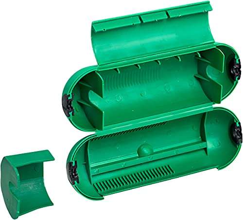 (Prime) Brennenstuhl Safe-Box/Schutzbox für Verlängerungskabel (Schutzkapsel für Kabel, für die Verwendung im Innenbereich) grün