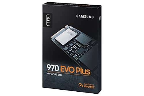 Samsung 970 EVO Plus SSD 1TB M.2 2280 PCIe 3.0 x4 NVMe