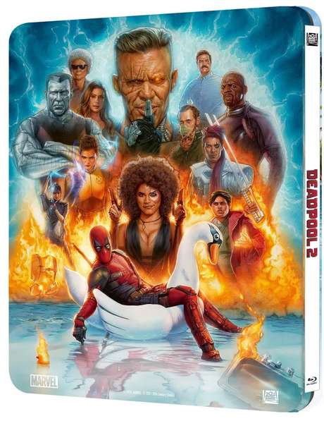 Deadpool 2 - 4K UHD + Blu-ray Lenticular Steelbook [Zavvi.de] UK-Import mit dt. Tonspur auf 4K UHD