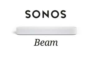 Sonos Beam mit integrierter Sprachsteuerung weiß Soundbar (Multiroom, Airplay, Amazon Alexa)