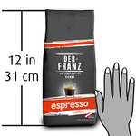 [Amazon Prime] Espresso Kaffee für unter 8 € pro Kilo | Der-Franz Espresso Kaffee ganze Bohne | 4 x 1000 g für 31,47 €