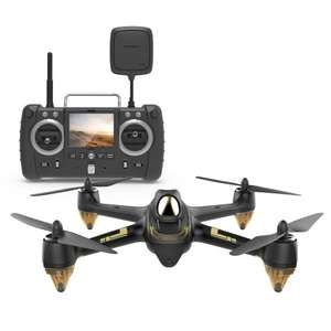 Hubsan H501S X4 Drohne - 5.8G FPV Brushless Quadcopter, 1080P Kamera, GPS, 410g, 7.4V 2700mAh, Fernsteuerung mit Video-Display