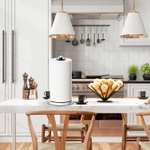 [Amazon Prime] VEHHE Küchenrollenhalter mit Widerstandsfähiger Elastischer Struktur, mit Saugnäpfen, 27-29 cm für 15€