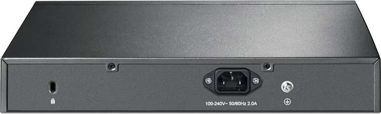 TP-Link TL-SG1000 16-Port Gigabit Easy Smart Switch (16x Gbit-LAN, 8x PoE+ à 30W, maximal 110W kombiniert, Web-Interface, Metallgehäuse)