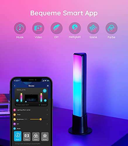 Govee Smart LED Lightbar mit Kamera / Amazon Angebot -15€ Coupon zusätzlich